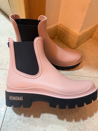 Botas de agua Verbenas rosas