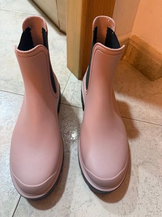 Botas de agua Verbenas rosas