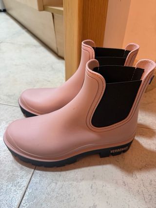 Botas de agua Verbenas rosas