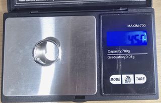 Anillo de oro blanco de 18k circonita, 4.5 g, T-16