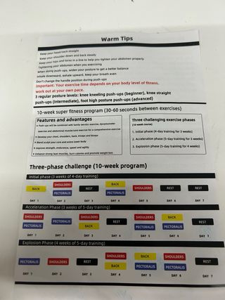 Tabla de ejercicios multifuncional