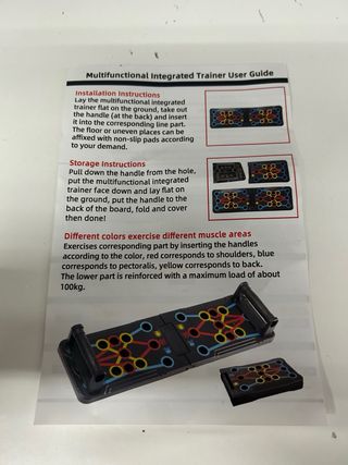 Tabla de ejercicios multifuncional