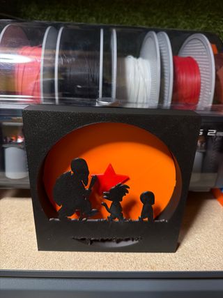 Cuadro Dragon Ball 3D