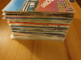 LOTTO 50 DISCHI 45 GIRI MUSICA ITALIANA 60, 70, 80