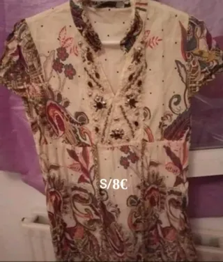 Blusas y camisas mujer manga corta