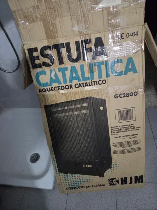 Estufa Catalítica HJM Negra modelo GC2800