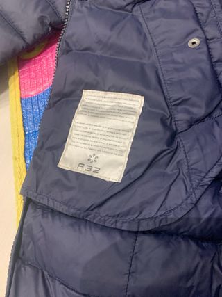 Piumino F32 donna blu