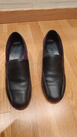 Zapatos Pitillos Piel Negra Talla 38