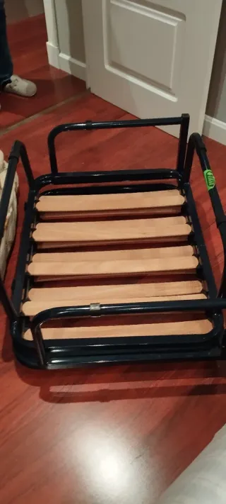 Cama plegable 80cm convertible en puff