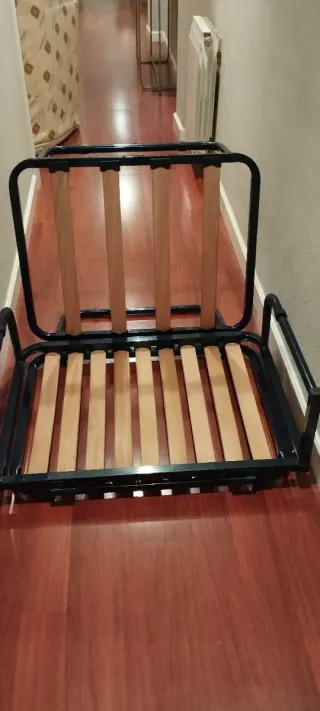 Cama plegable 80cm convertible en puff