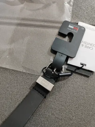 Tommy Jeans cintura originale pelle taglia 75 cm