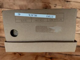 Zapatos de cuña negros