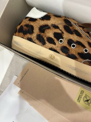 Golden Goose Bambas animal print