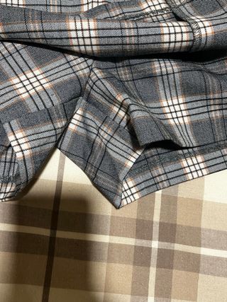 Falda pantalón cuadros Stradivarius