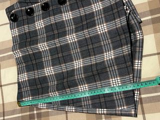 Falda pantalón cuadros Stradivarius