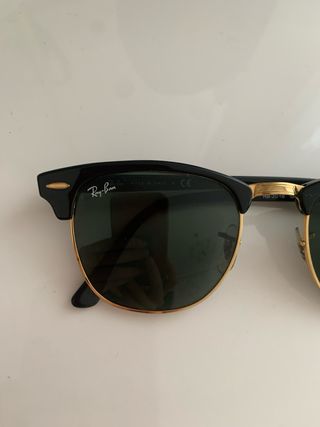 Gafas de sol Ray-Ban Clubmaster Negro/Dorado