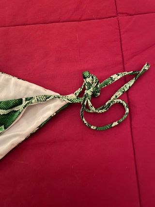 Bikini Tezenis stampa pitone verde