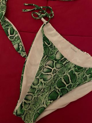 Bikini Tezenis stampa pitone verde