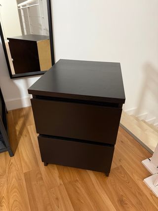 Due comodini MALM con 2 cassetti