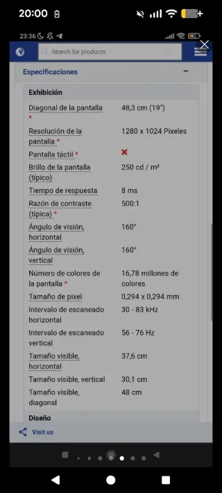 Monitor Philips + Adaptador VGA HDMI