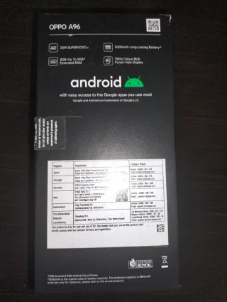 Oppo A96 128GB Nero