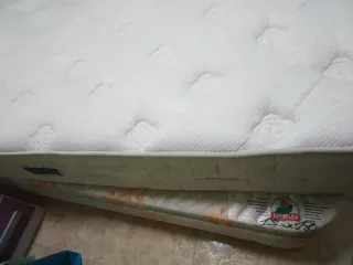 Colchón y canapé 135x180