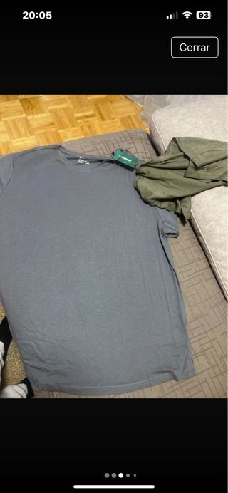Lote 2 camisetas hombre sin estrenar