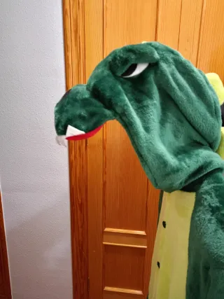 Disfraz Pijama Adulto Dinosaurio Verde