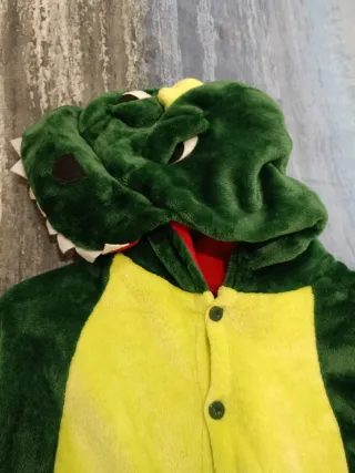Disfraz Pijama Adulto Dinosaurio Verde