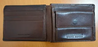 Cartera Pierre Cardin, monedas, billetes, tarjetas
