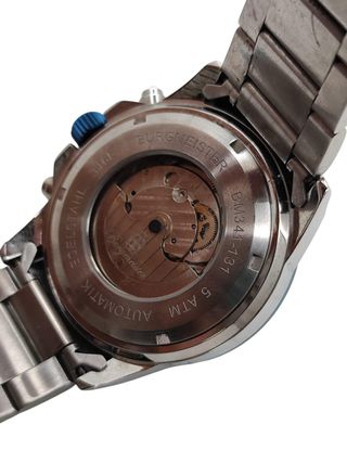 RELOJ AUTOMÁTICO BURGMEISTER BM341-131 AZUL CORREA ACERO