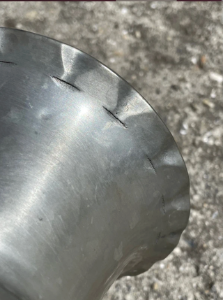 Jarrón de estaño portugués