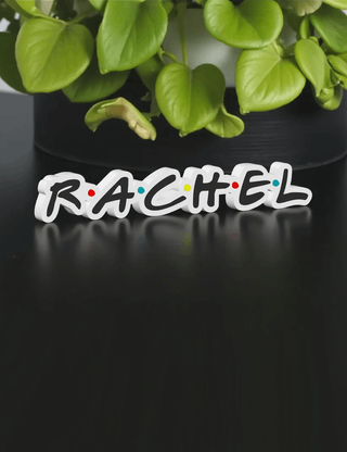 Cartel Nombre Estilo Friends Personalizado