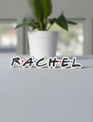 Cartel Nombre Estilo Friends Personalizado