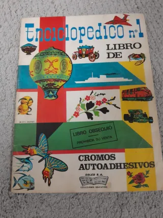 Álbum Enciclopédico Nº 1 Cromos Autoadhesivos