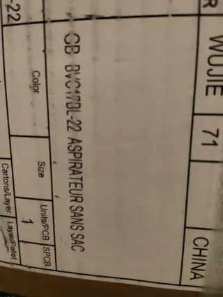 Aspiradora Bluesky sin bolsa