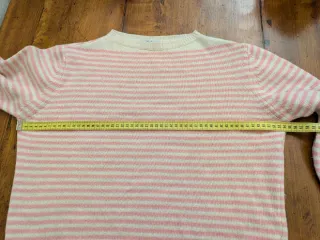 Maglione donna righe rosa e bianco