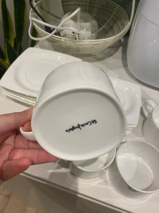 Juego de café Corte Inglés porcelana