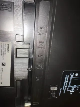 Samsung 65 QLED 4K Smart TV nueva en garantía.