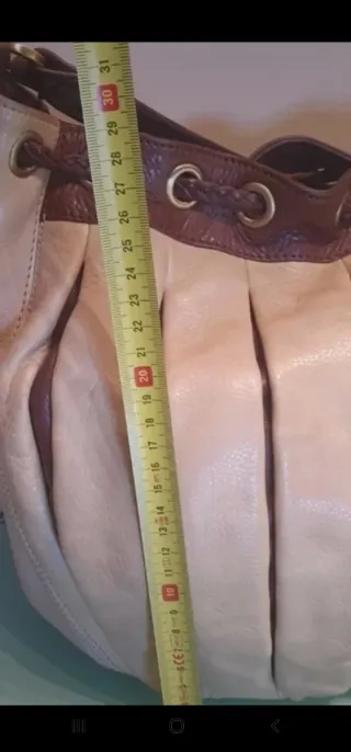 Bolso Miah Piel Beige y Marrón