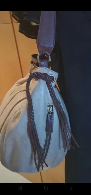 Bolso Miah Piel Beige y Marrón