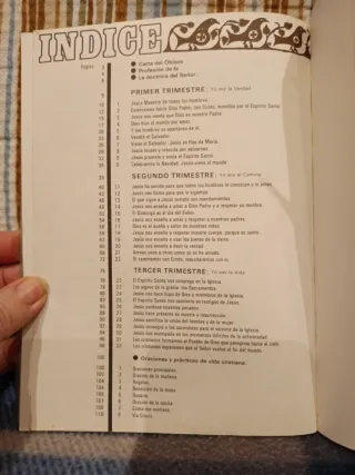 Catecismo escolar para niños. Año 1973