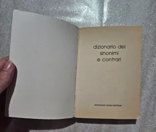 Dizionario dei sinonimi e dei contrari