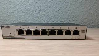 Switch PoE D-Link 8 Puertos Gigabit 1000 Mbps