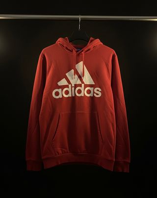 Felpa Adidas Rossa con Logo
