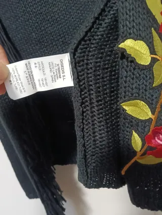 Chaqueta punto flecos Amichi L