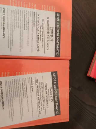 Libri collana "Sfide e giochi matematici"