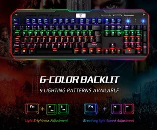 Teclado Mecánico Switches Blue/azul