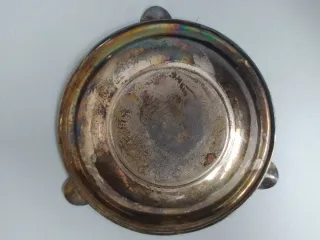 Cenicero Vintage en Alpaca Carlos I Rey de Navarra