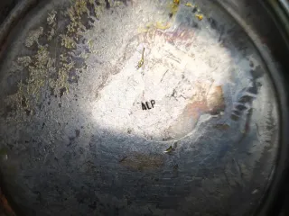 Cenicero Vintage en Alpaca Carlos I Rey de Navarra